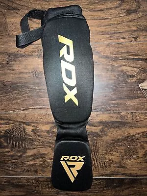Muay Thai Shin Guards By RDX MMA Guard Karate Sparring Gear ONE ONLY MEDIUM • $14.99