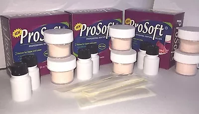 $27.95 • Buy 6 Denture Reline Kits, 3 Boxes- ProSoft Reliner For Loose Dentures