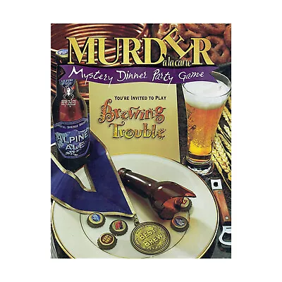 Bepuzzled Boardgame Murder A La Carte - Brewing Trouble VG+ • $23