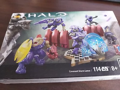 Covenant Storm Lance - Brand New In Box: Halo Mega Bloks Figure Set 114 Pieces • £29.50