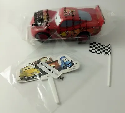 CARS Pixar Cake Decoration Party Supplies Birthday Cupcake Top Kit  Set • £13.48