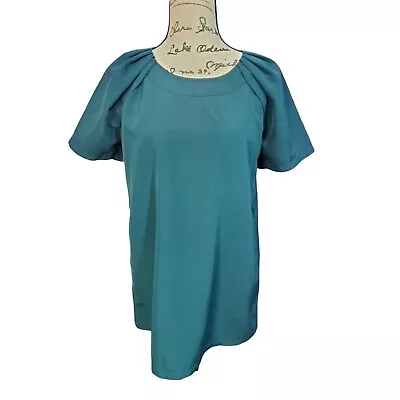 Simply Vera Women's Dark Teal Tunic Top W/O Waist Sash - Size 6 • $9.99