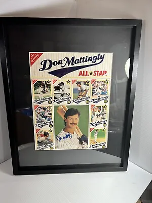 Don Mattingly “1989” Topps / Nabisco Ritz Uncut All-Star Baseball Cards “SIGNED” • $65