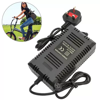 36v 1.5 / 1-6 Amp Lead Acid Battery Charger Razor Electric Bike Bicycle 36 Volt • £11.79