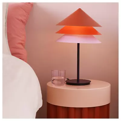 IKEA Table Lamp Base With Multicolour Shade 30cm Tall Modren Room Decore Lamp • £39.96