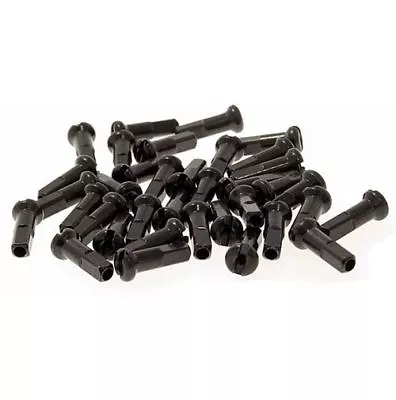 £5.99 • Buy 36 Bike Cycle Spoke Nipples Black Brass 12mm Or 14mm Long Halo