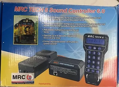 New In Box Mrc Model Train Tech 6 Sound Controller #0001201-instruction Sheet • $275