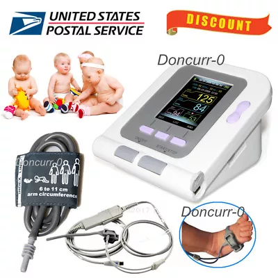 Born/Infant/Pediatric Blood Pressure Monitor Infant SPO2 PR Sphygmomanometer • $74.99