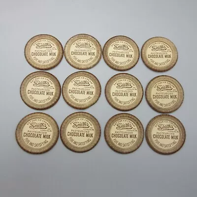 Vintage Smith's Model Dairy Inc Chocolate Milk Caps Hamburg PA (12) • $22.49