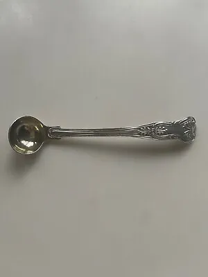 Mustard Spoon By Mary Chawner 1837 London Gilded Bowl Kings Husk Pattern • £50