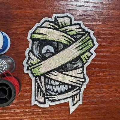 Mummy Patch Horror Movie Monster Goth Punk Embroidered Iron Patch On 3.75x2.75  • $5
