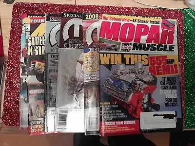 Mopar Collectors Guide  Mopar  Muscle Magazine Lot Of 6 Charger Challenger Cuda • $13.95