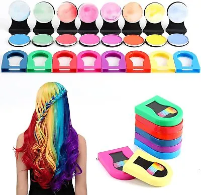 Hair Chalk Girls Gift Temporary Dye Colors Kit Washable Hair Chalk Dye Portable • £13.99