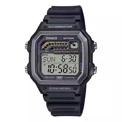 Casio WS1600H-1AV Chronograph Watch World TIme  Alarm 10 Year Battery • $26.50
