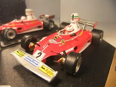 1:43 Quartzo F1 4053 Ferrari 312T Clay Regazzoni US GP Winner 1976 - MINT Cased • £21.99