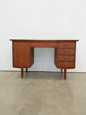 Vintage Danish Mid Century Modern Teak Desk • $1365