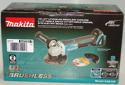$130 • Buy MAKITA XAG10Z 4-1/2  18V LXT Brushless Cut-Off Angle Grinder, Tool Only
