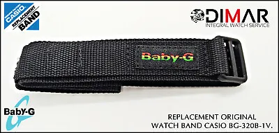 Replacement Original Watch Band Casio BG-320B-1V • $40.44