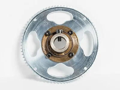 Sprocket Chain Wheel 80T Free Drive #25 1/4  Pitch  W Axle Shaft Hub Adapter • $35.49