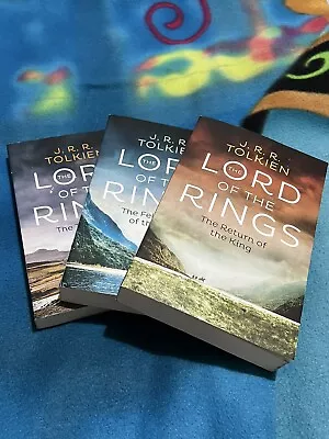 Lord Of The Rings Trilogy  J.R.R. Tolkien Book Harper Collins Publishers • £12