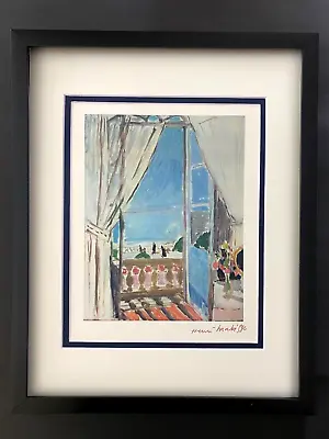 Henri Matisse 1948 Awesome Signed Print Double Matted And Framed Buy It Now !! • $159
