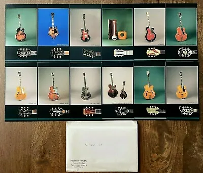 Original Rare Vintage Guitar Postcard Set D'Aquisto Gibson Framus National NEW! • $20