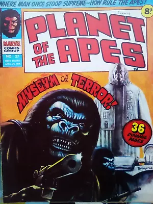 Planet Of The Apes #27 - Marvel UK - 1975 - VG CONDITION - FIRST PRINTING • £4.99