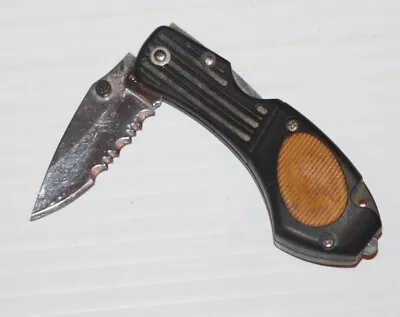 Vintage G. Sakai Seki Japan Small Folding Lockback Pocket Knife 2  Blade Black • $19.99