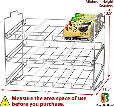 Kitchen Can Rack Organizer Stackable Can Organizer Holds Up To 36 Cans For Shelf • $19.99
