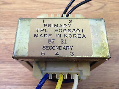 Step-down 120V - 6/12V 30W Transformer 30VA TPL-9096301 Dual Secondary • $11.39