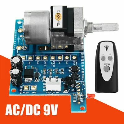 9V Infrared Remote Control Volume Control Board Pre AMP Motor Potentiometer • $24.89