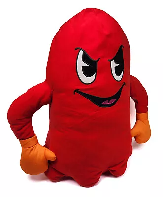 Pac-Man Video Game Plush Arcade Red Ghost Blinky Toy Factory Stuffed Animal • $39.98