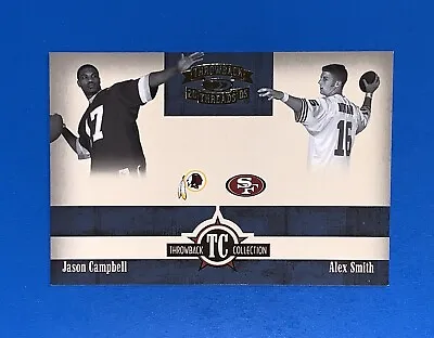 $1.99 • Buy 2005 Donruss Throwback Threads Collection Alex Smith Jason Campbell Rookie #TC-1