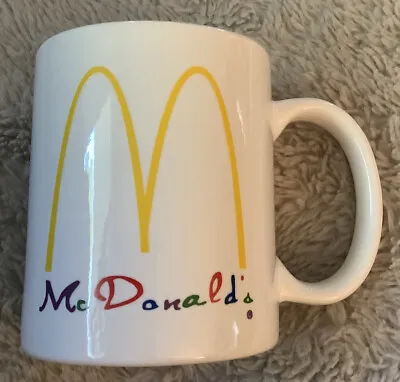 McDonald's Vintage Multi-color Golden Arches Coffee Cup Mug • $6.88