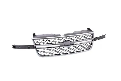 SS Chrome Grille W/Honeycomb Insert For 03-07 Silverado 1500 2500 3500 Pickup • $103.28