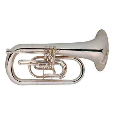 Funion Marching Euphonium Nickel Plated With Case B-Flat Key Brass Instrument • $1030.21
