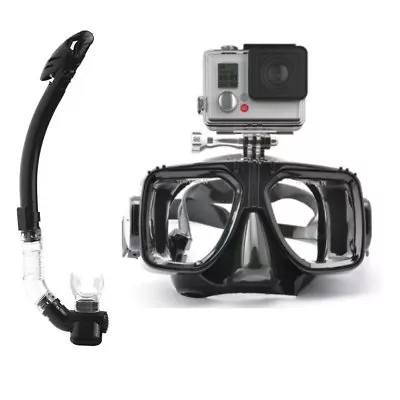 CamGo Diving Mask With Purge Snorkel For GoPro HERO 12/11/10/9/8/7/6/5/4/3/MAX • $64.95