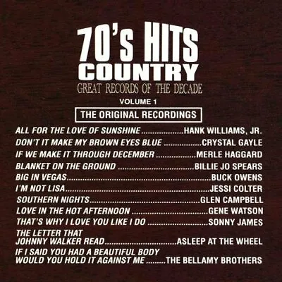 70's Country Hits 1 Various - 70's Country Hits 1 Various (mod) New Cd • £16.70