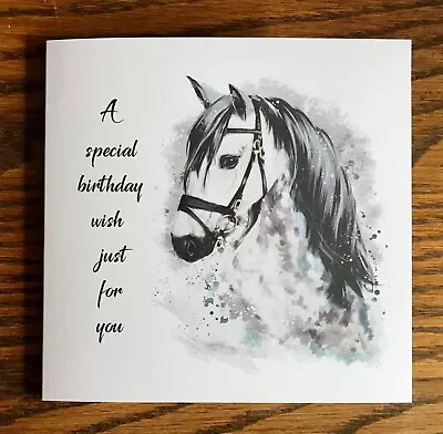 Beautiful Horse Birthday Card • £1.55
