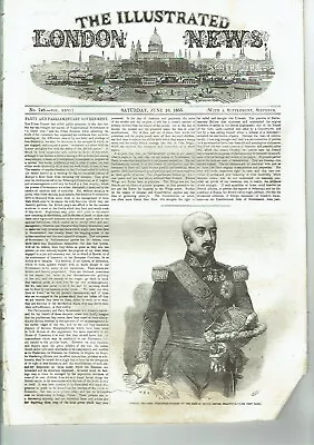 Illustrated London News No 748 VolXXVI June 16 1855 (Crimean WarOld Smithfield) • £10