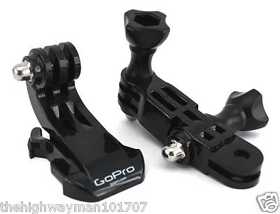  1 GENUINE GoPro Vertical Surface J-Hook Buckle Mount And 3 Way Turn Mount  • $15.99