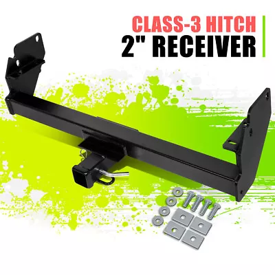 Class-3 Trailer Rear Bumper Tow Hitch Receiver 2  For Toyota Tacoma 05-15 Black • $124