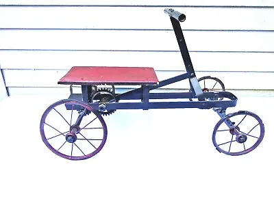 Fantastic Restored Early Vintage Irish Mail Cart Pedal Car W/cast Metal Gear • $1200