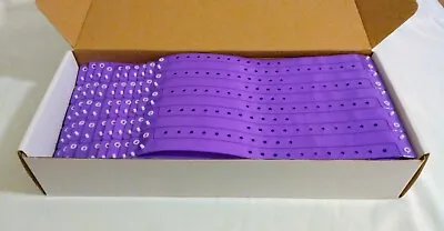 500 PURPLE VINYL WRISTBANDS 5/8  EVENT WRISTBANDS Snap Fit • $38.99