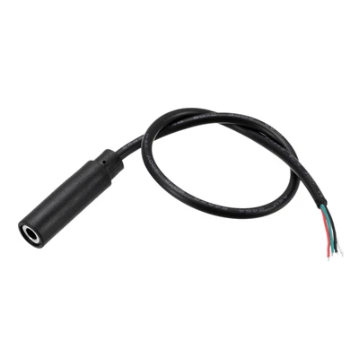 £4.06 • Buy 3.5mm Female Jack To Bare Wire 4 Pole Stereo 1/8  Audio Cable 0.30m,2pcs