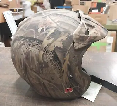 Fulmer Helmet Large ATV Open Face Real Tree Camo AF-355 Dot Motorcycle • $59.99