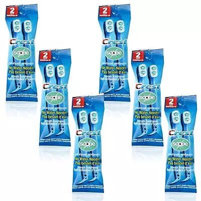 Crest Scope | Mini Brushes--Disposable Toothbrushes With Toothpaste 6 Pack • $18.72