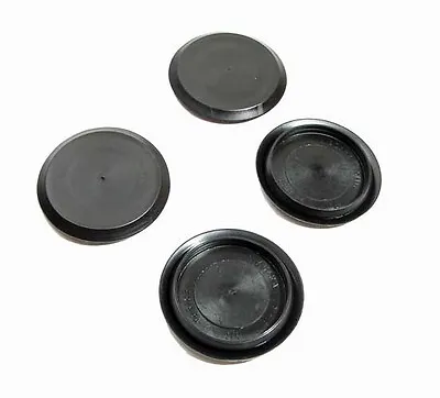 4 Pack New Genuine Niagara Brand Flexible 1-3/4  Black Plastic Hole Plugs  S1416 • $5.50