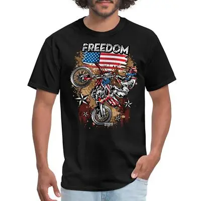 Motocross USA Dirt Bike MX Men's T-Shirt • $19.99