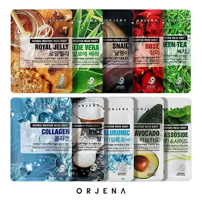 ORJENA Natural Moisture Mask Pack Korean Face Skin Care K-Beauty UK • £1.89